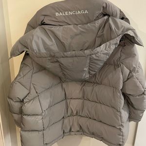Balenciaga authentic 3M reflective puffer jacket